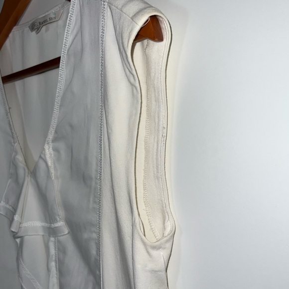 RACHAEL ROY white ruffle down summer dress - Picture 6 of 14